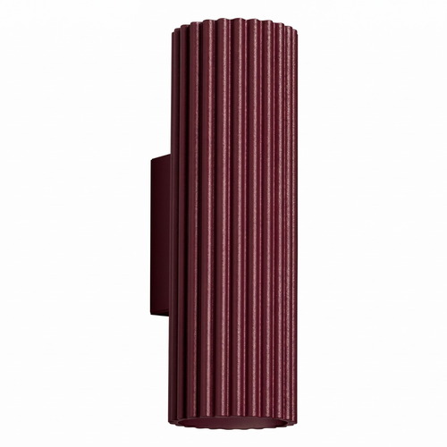 Applique en aluminium cannelé 20 cm Bordeaux - Karbon
