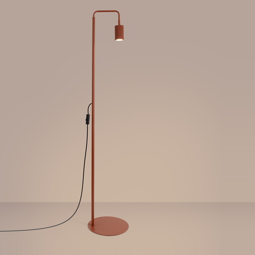 Lampadaire en aluminium terracotta 160 cm - Karbon
