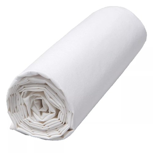Drap Housse en percale de coton blanc 140x200 cm - Venezia