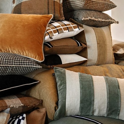 Housse de coussin en velours Gold 45 x 45 cm - New Delhi