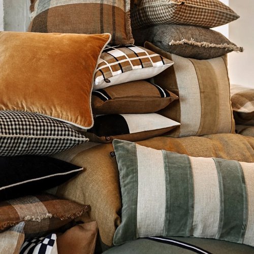 Housse de coussin en velours Gold 40 x 60 cm - New Delhi