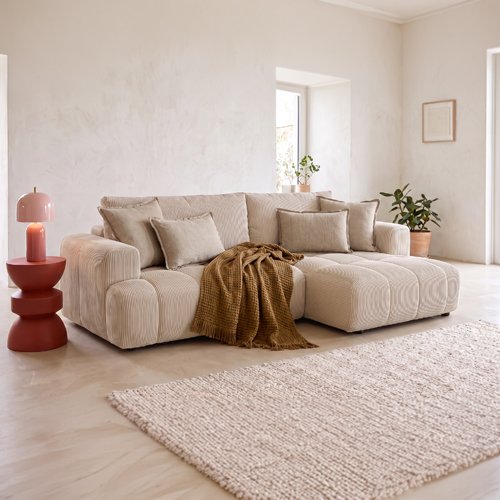 Plaid en coton effet nid d'abeille gold 130 x 200 cm - Tempo