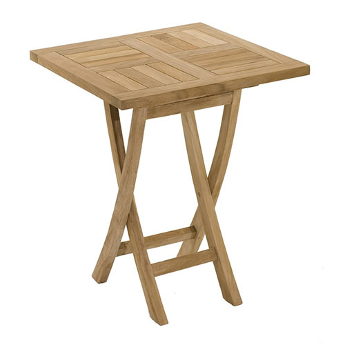 Table carrée pliante 60cm – Collection Fun