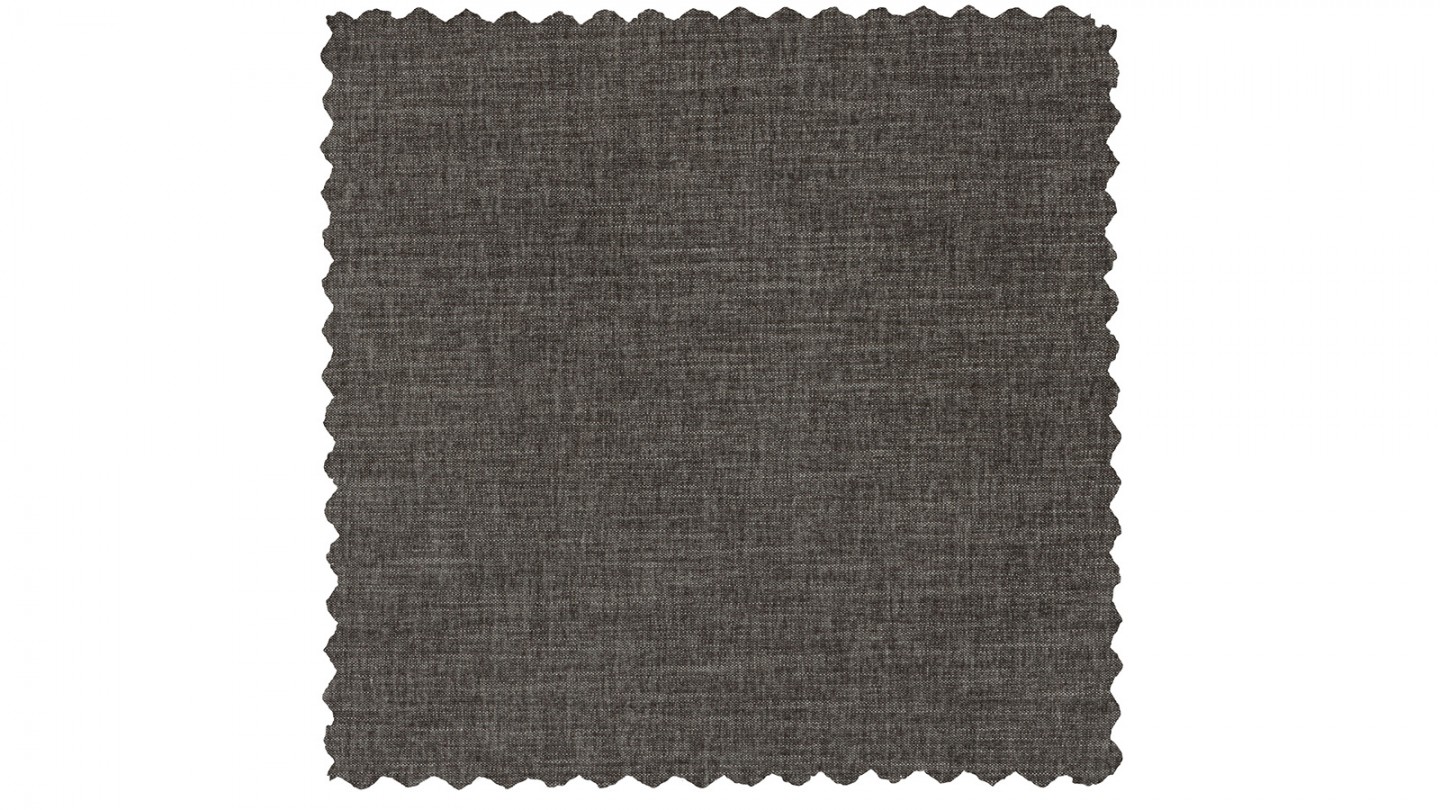 Canapé d'angle à droite 4 places avec méridienne en tissu gris clair - Bar