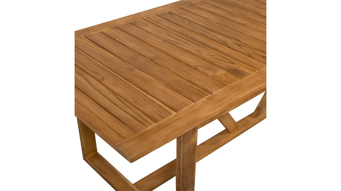 Table de jardin en teck 240 cm - Beaver