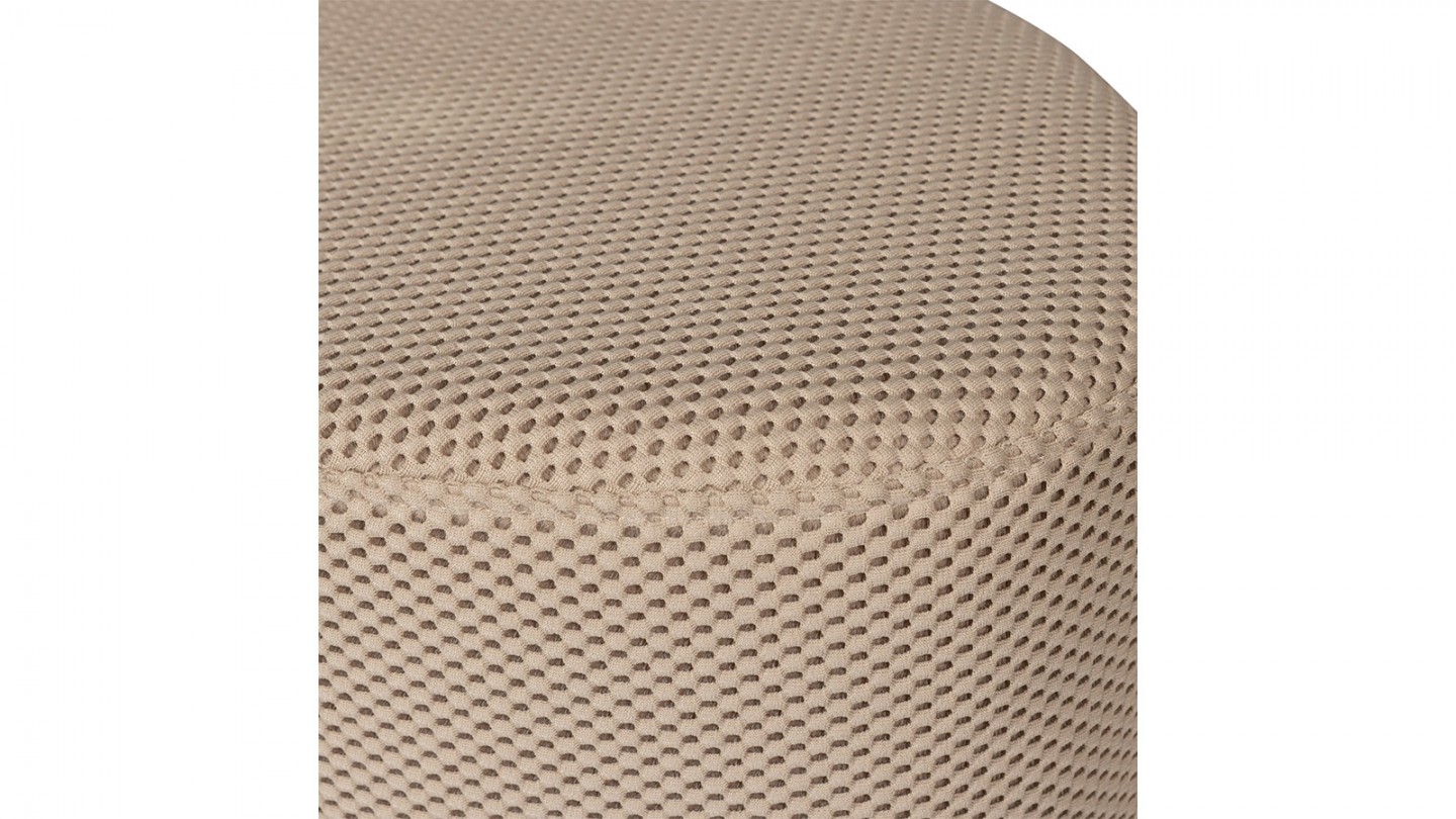 Pouf en mesh beige - Puuk