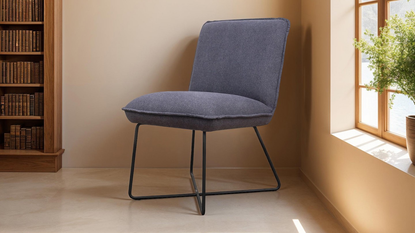 Fauteuil gris foncé – Collection Hall