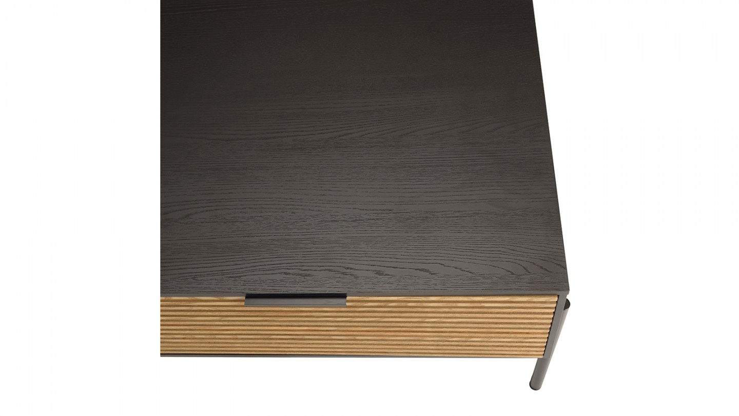 Table basse en bois noir - Charlie