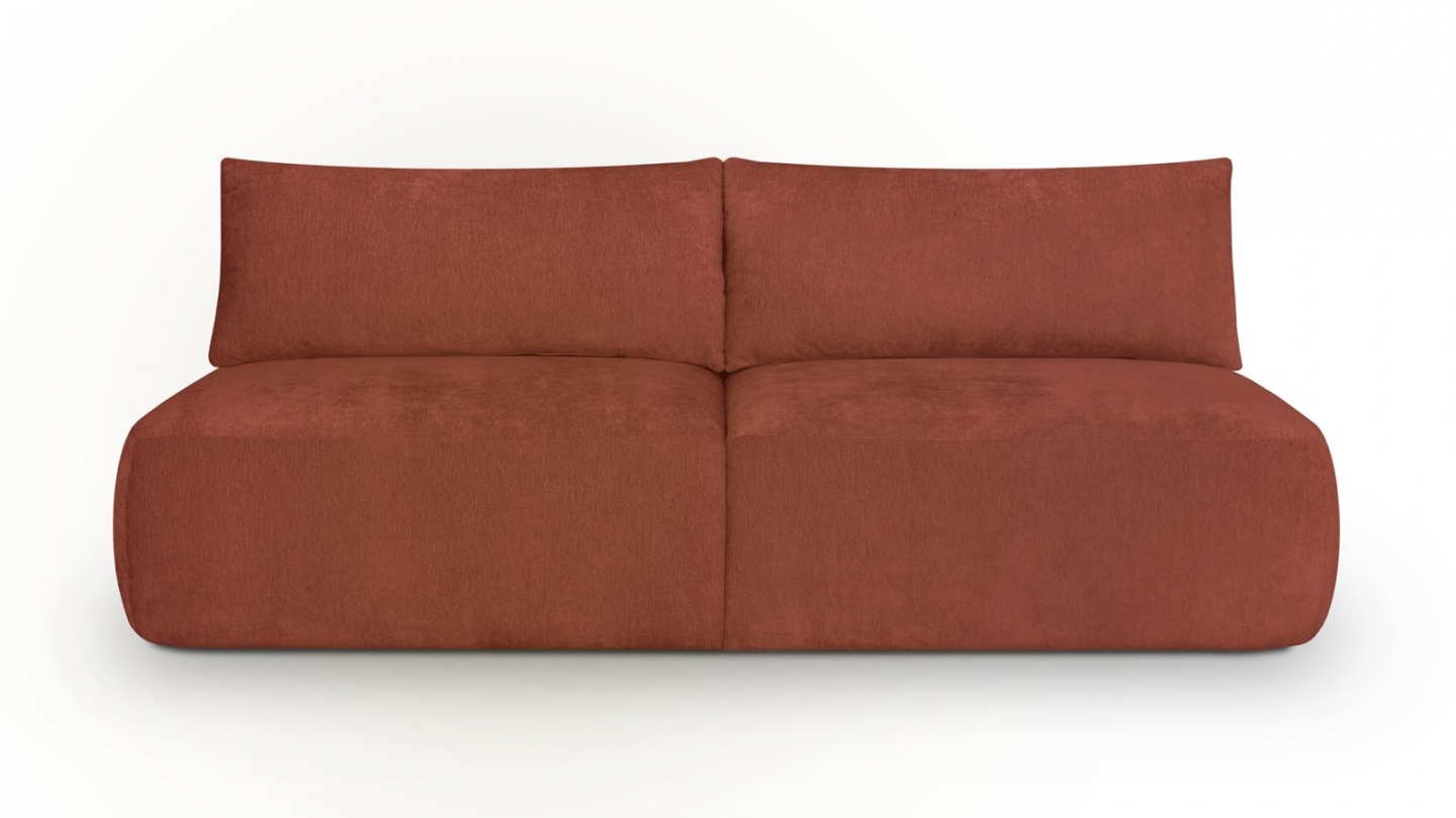 Canapé convertible 3 places en tissu chenille - JASPER