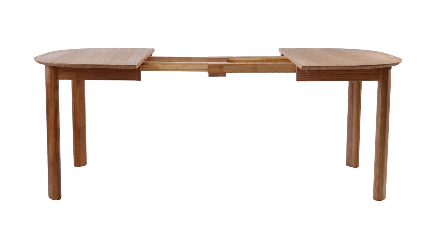 Table à manger extensible en bois 100/180 cm - Kaia