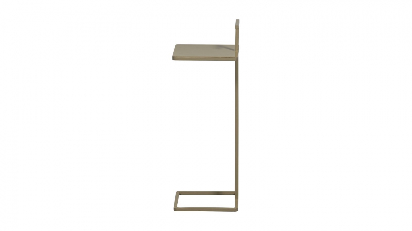 Table d'appoint en métal beige foncé 22 cm - Toste