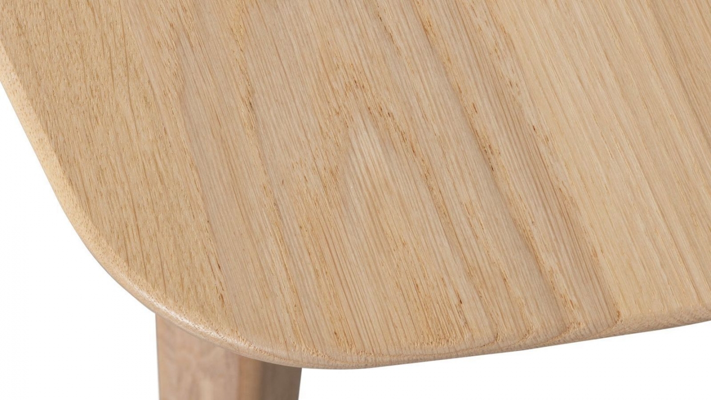 Table à manger ovale en bois clair FSC 220 cm - Tablo