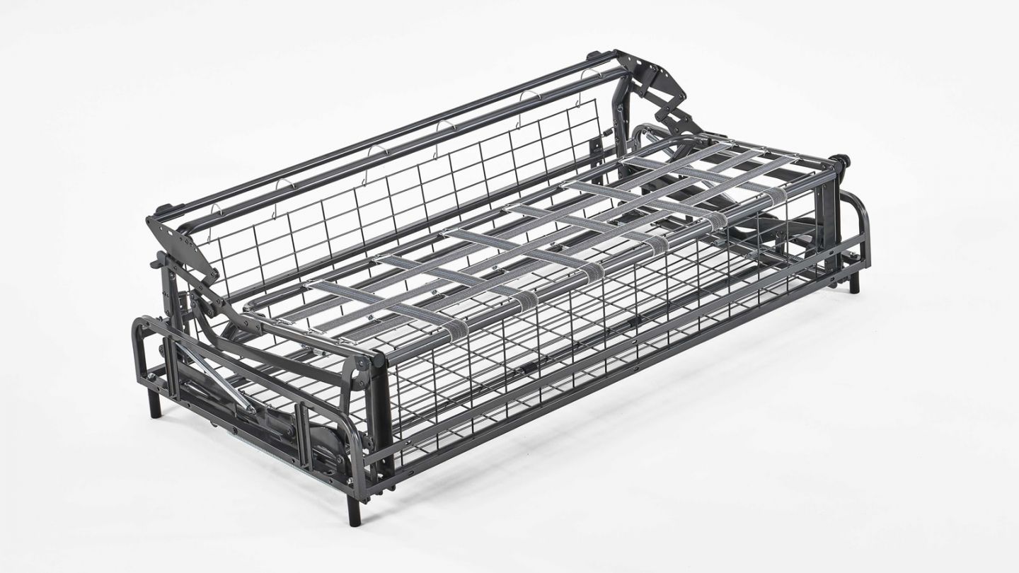 Canapé d'angle convertible réversible 5 places en velours crème - Ouverture express - Couchage quotidien - Paloma