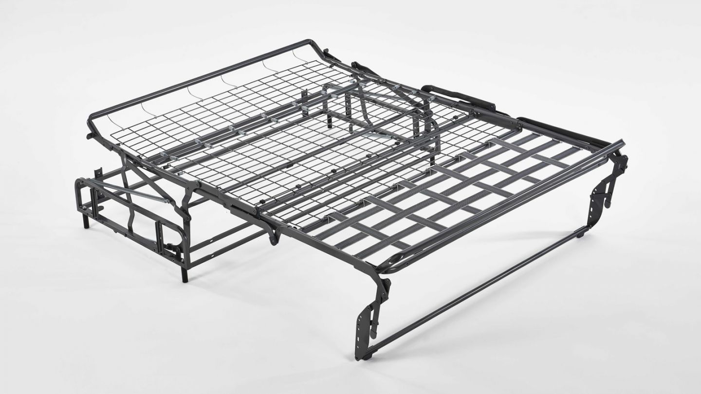 Canapé d'angle convertible réversible 5 places en tissu bouclette vert kaki - Ouverture express - Couchage quotidien - Paloma