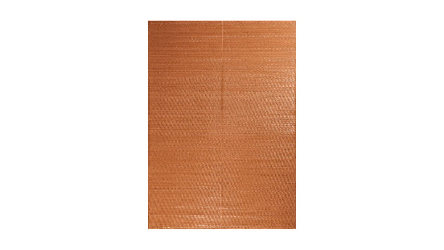 Tapis d’extérieur uni terracotta 150x220 cm - Blake