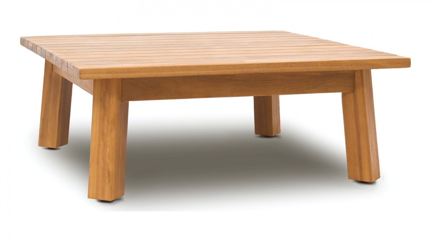Salon de jardin 2 places en bois FSC - 2 fauteuils et table basse - Palau