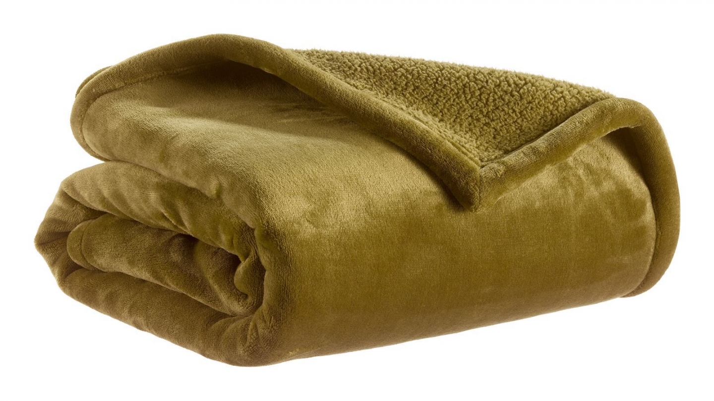 Maxi plaid doux bronze 180 x 220 cm - Michka