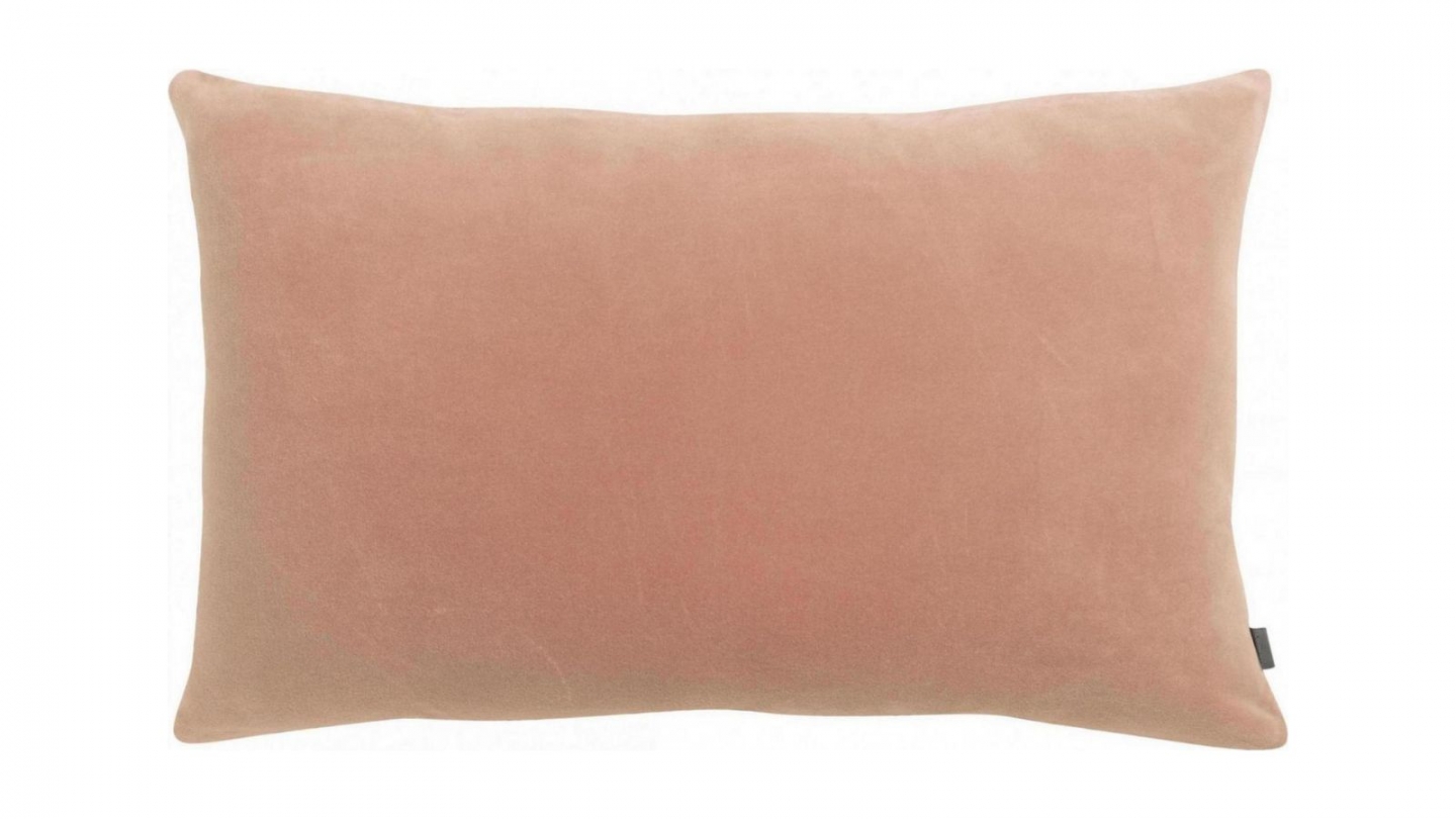 Coussin en velours rose épice 40 x 65 cm - Elise
