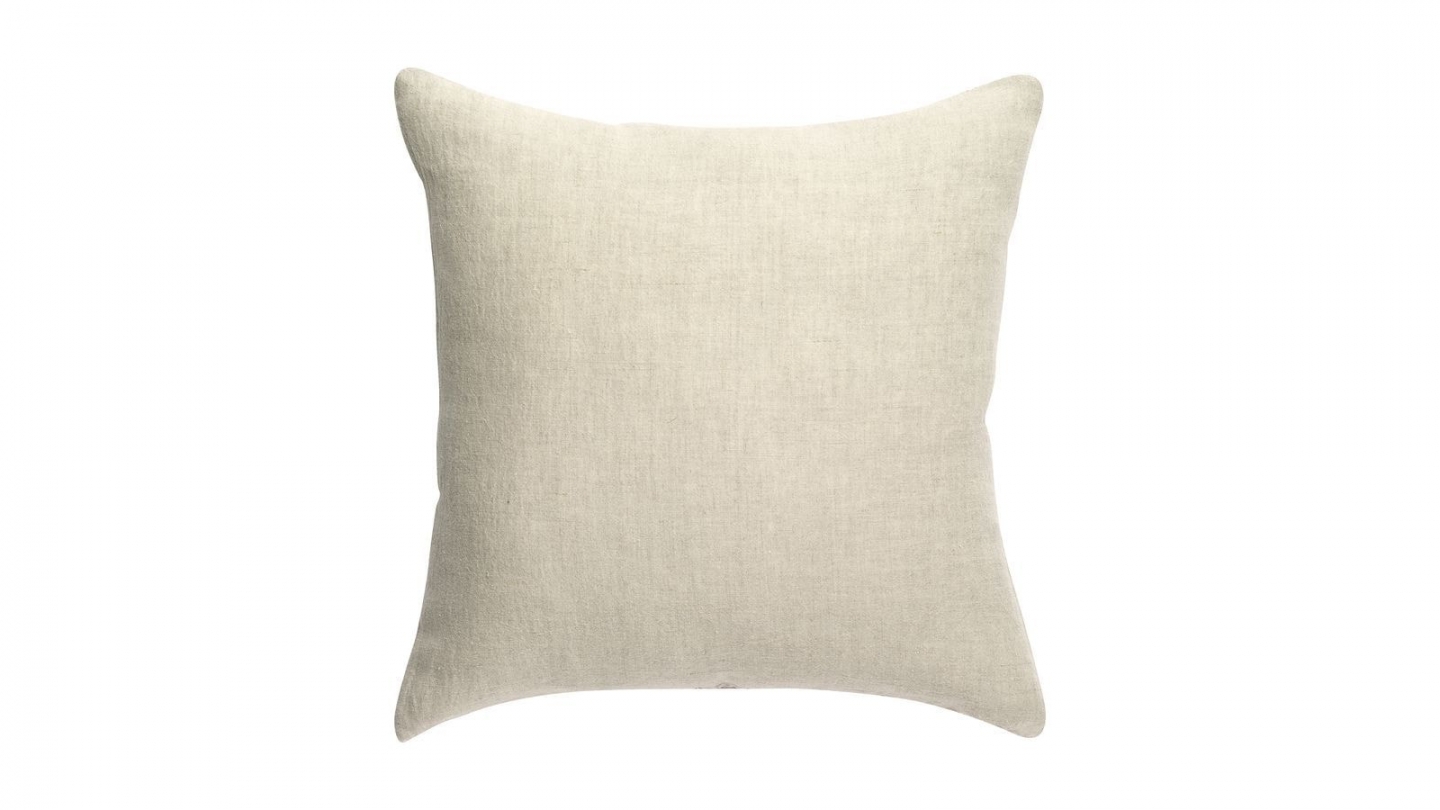 Coussin lin et coton naturel 45 x 45 cm - Zeff