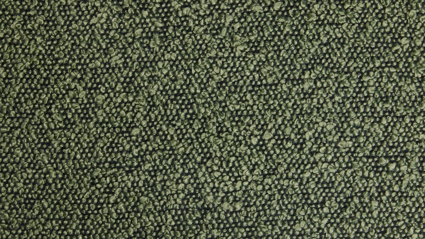 Fauteuil en tissu bouclette vert - Ester