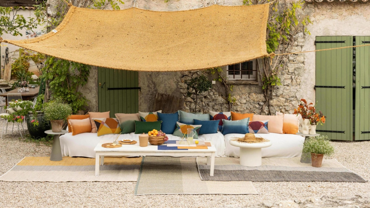 Coussin en lin orange cuivre 40 x 65 cm - Zeff Celeste
