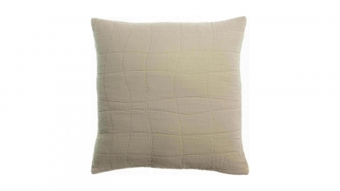 Coussin en coton lin écru 45 x 45 cm - Titou