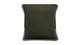 Coussin lin et coton vert olive 45 x 45 cm - Laly