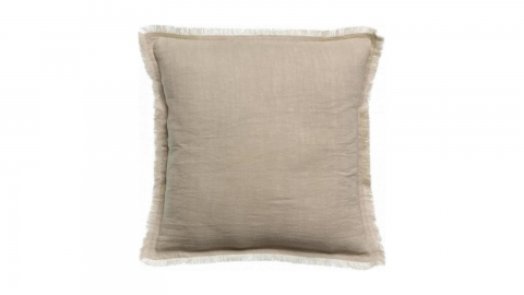Coussin lin et coton lin écru 45 x 45 cm - Laly