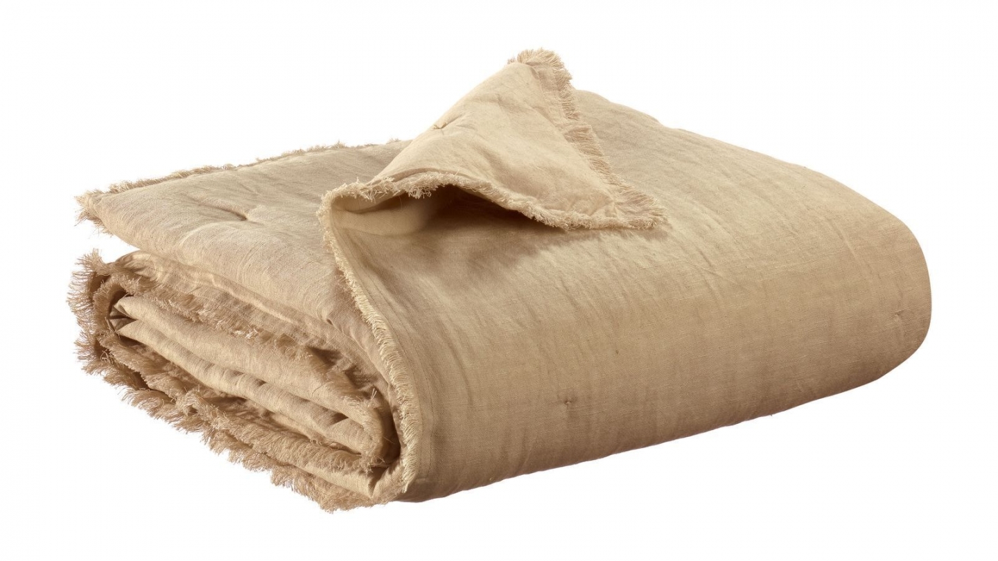 Plaid beige galet 135 x 200 cm - Laly
