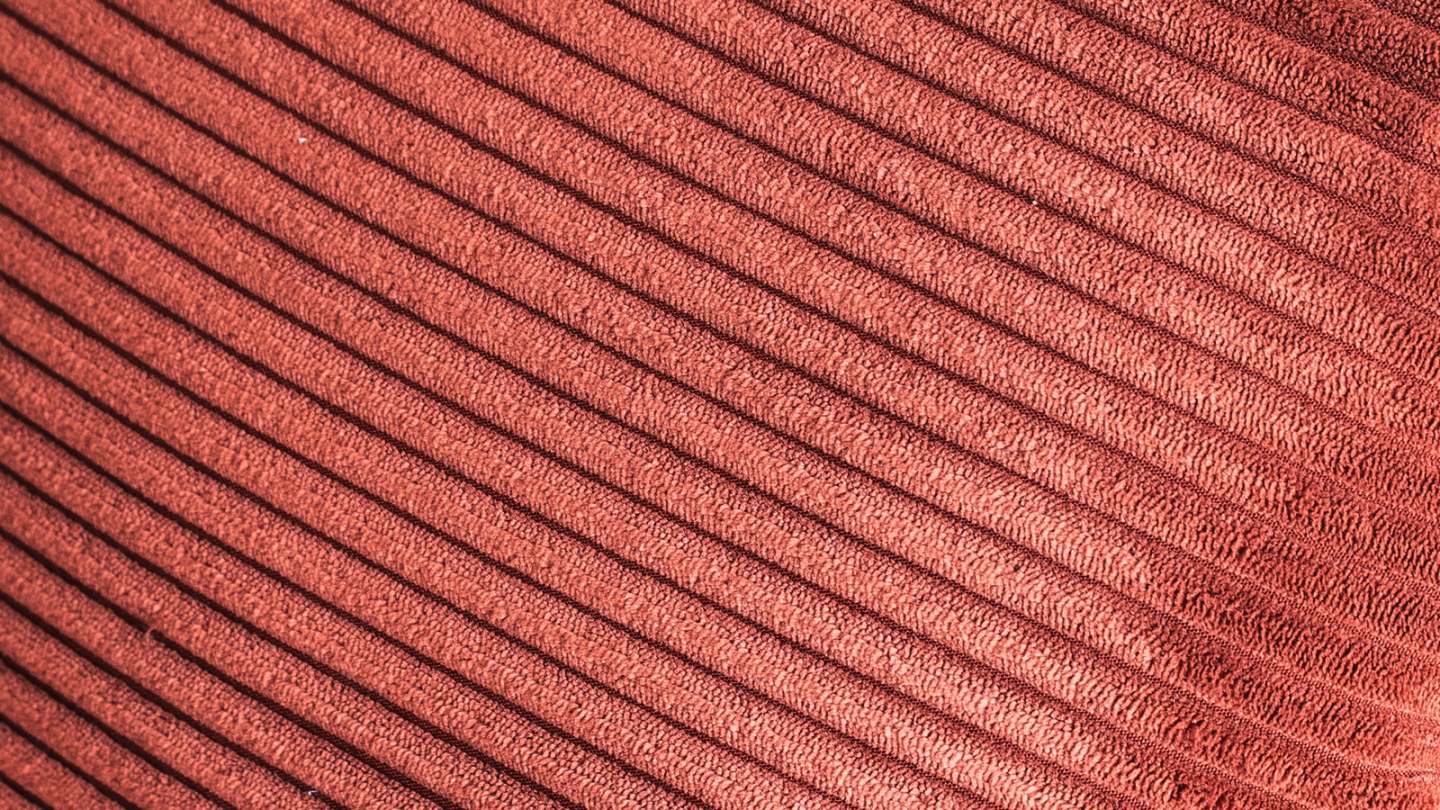 Module d'angle ouvert à gauche 2 places en velours côtelé rouille - Modulo Module d'angle ouvert à gauche 2 places en velours côtelé rouille - Modulo