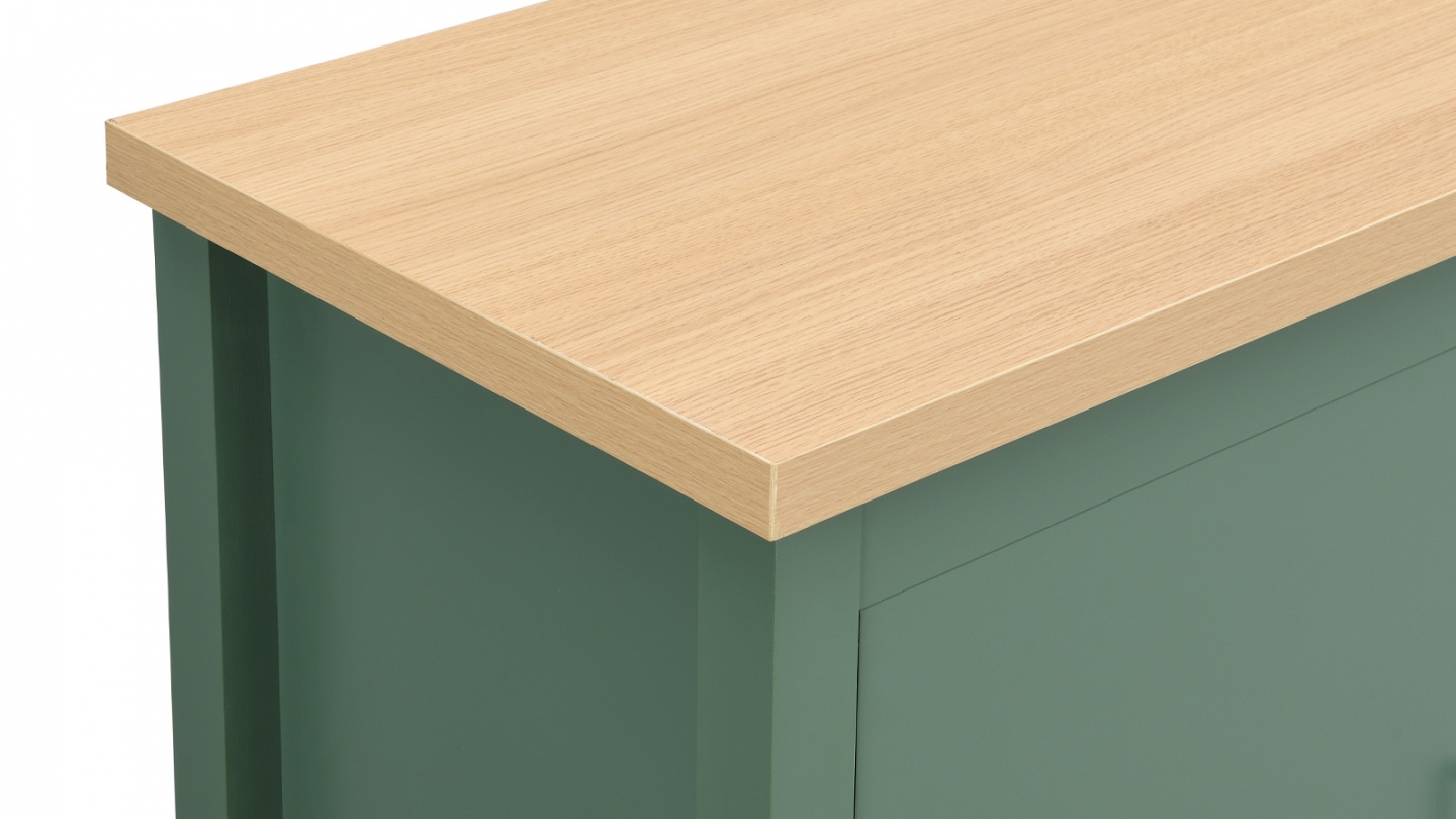 Buffet 4 portes vert 180 cm - Sana