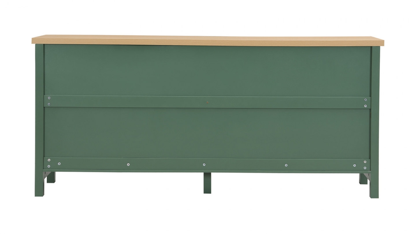 Buffet 4 portes vert 180 cm - Sana