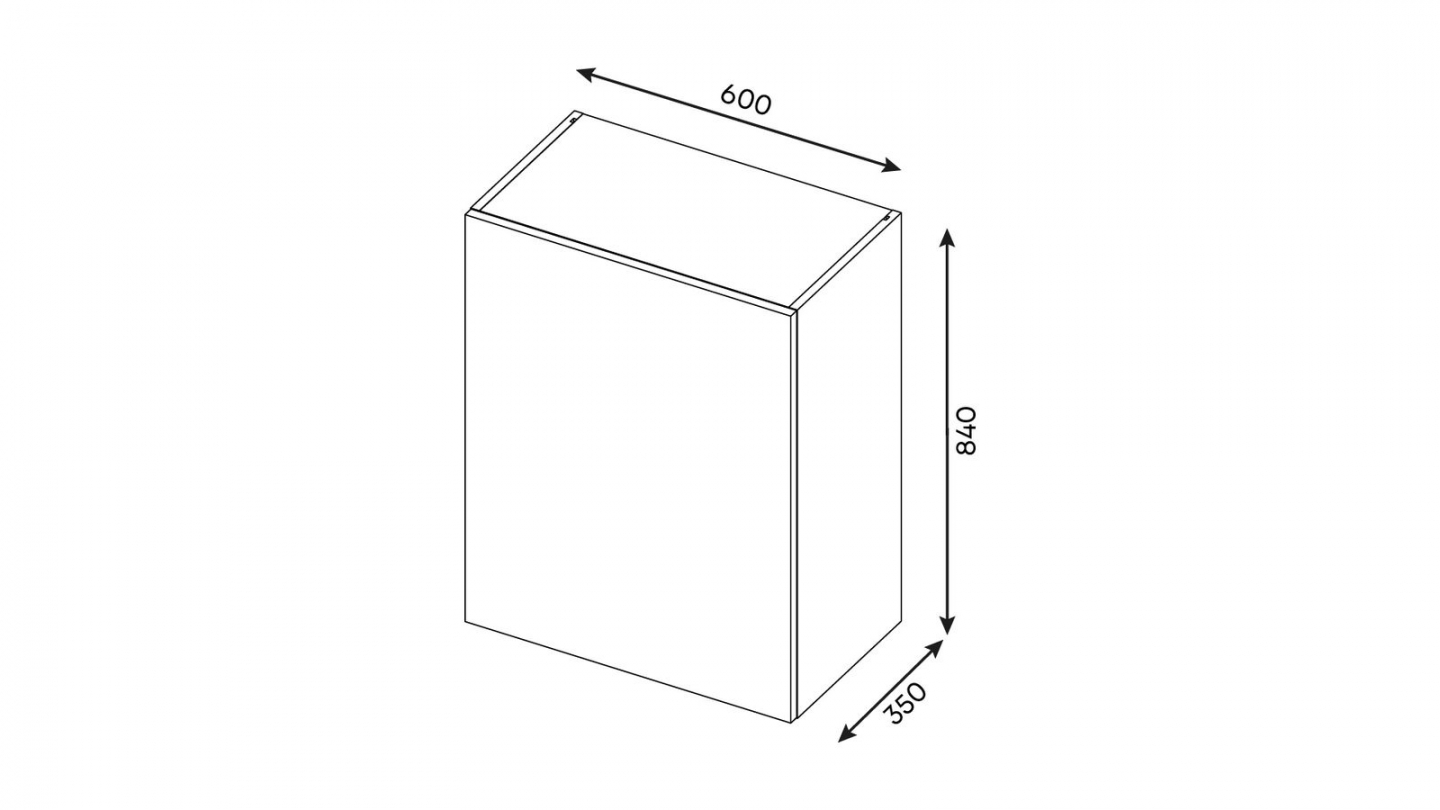 Ensemble de 6 meubles de cuisine - L. 185 cm - noyer brun et cachemire - Sierra Signature