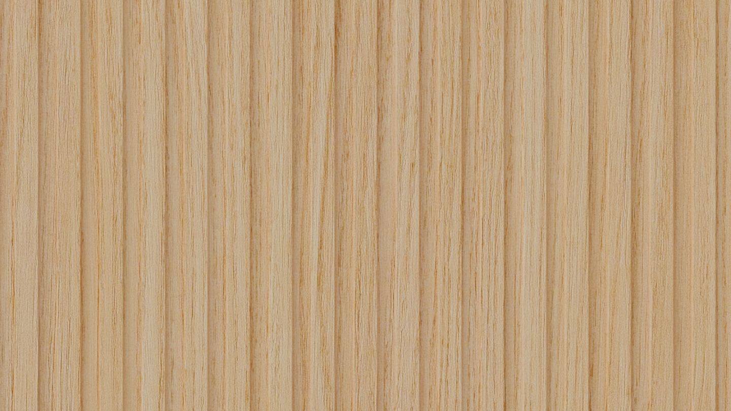 Ensemble de 6 meubles de cuisine - L. 185 cm - vert olive et chêne clair cannelé - Luzia Signature