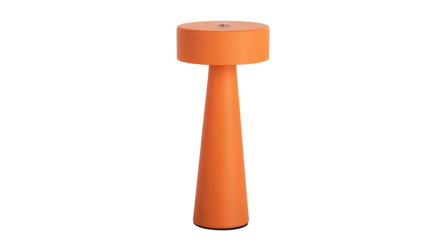 Lampe de table LED champignon orange - Mini LED