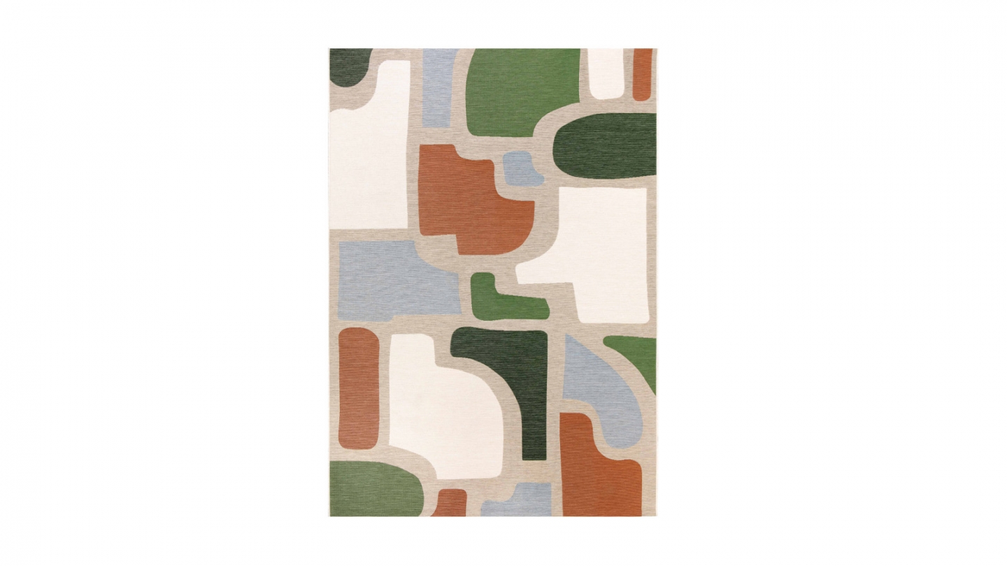 Tapis d'extérieur Multicore 67 x 200 cm - Kairi