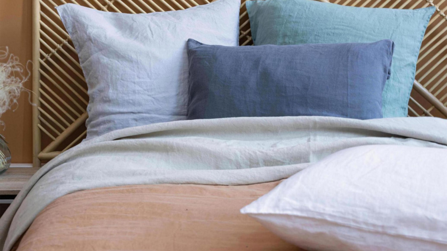 Housse de couette en chanvre Gris 240 x 220 cm - Kala