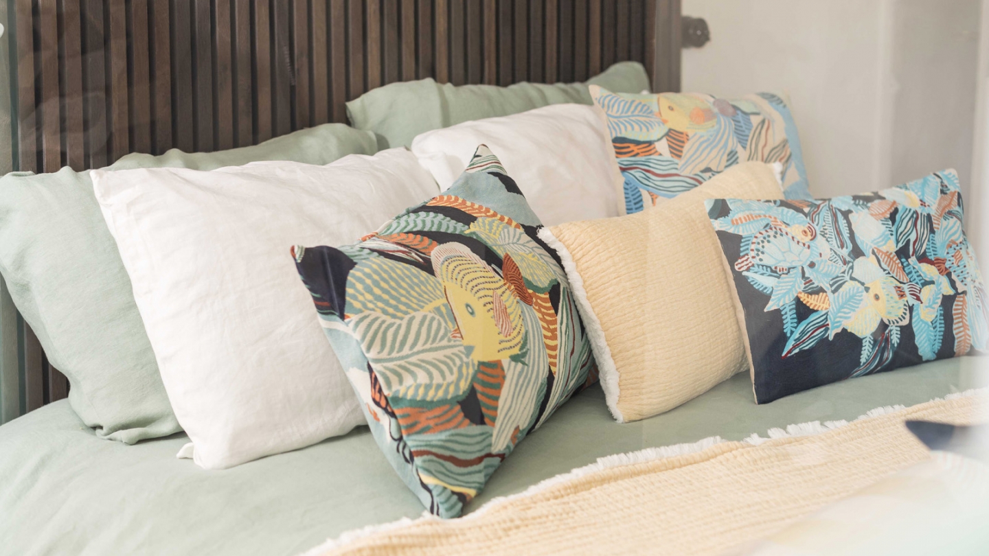 Lot de 2 Taiesss d'oreiller en chanvre Blanche 50 x 75 cm - Kala