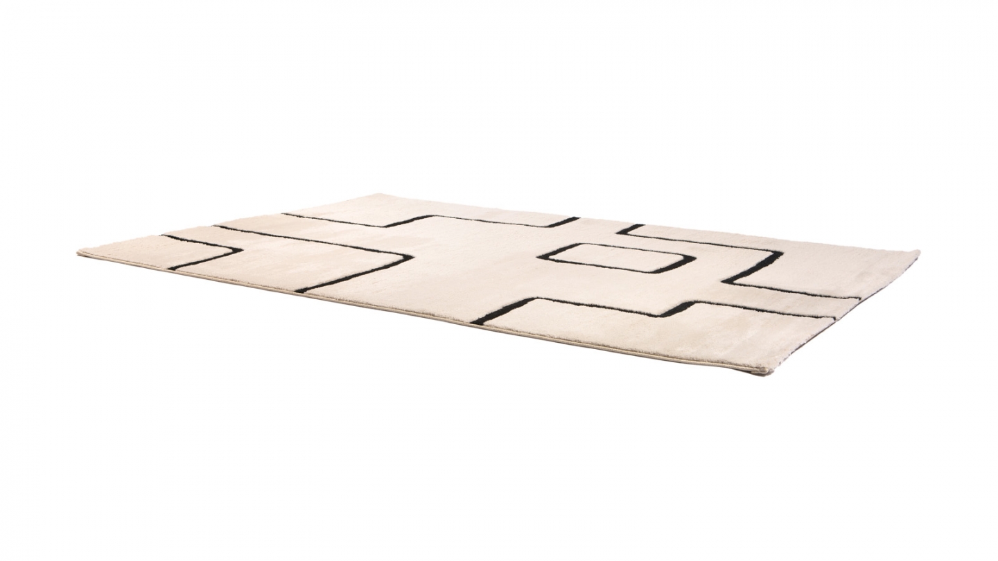 Tapis Gris 160 x 230 x 2 cm - Louisa