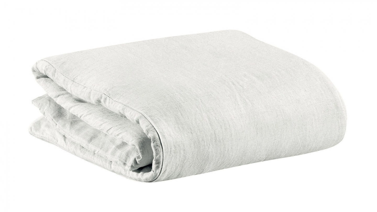 Housse de couette en lin Blanc 260 x 240 cm - Zeff Housse de couette en lin Blanc 260 x 240 cm - Zeff
