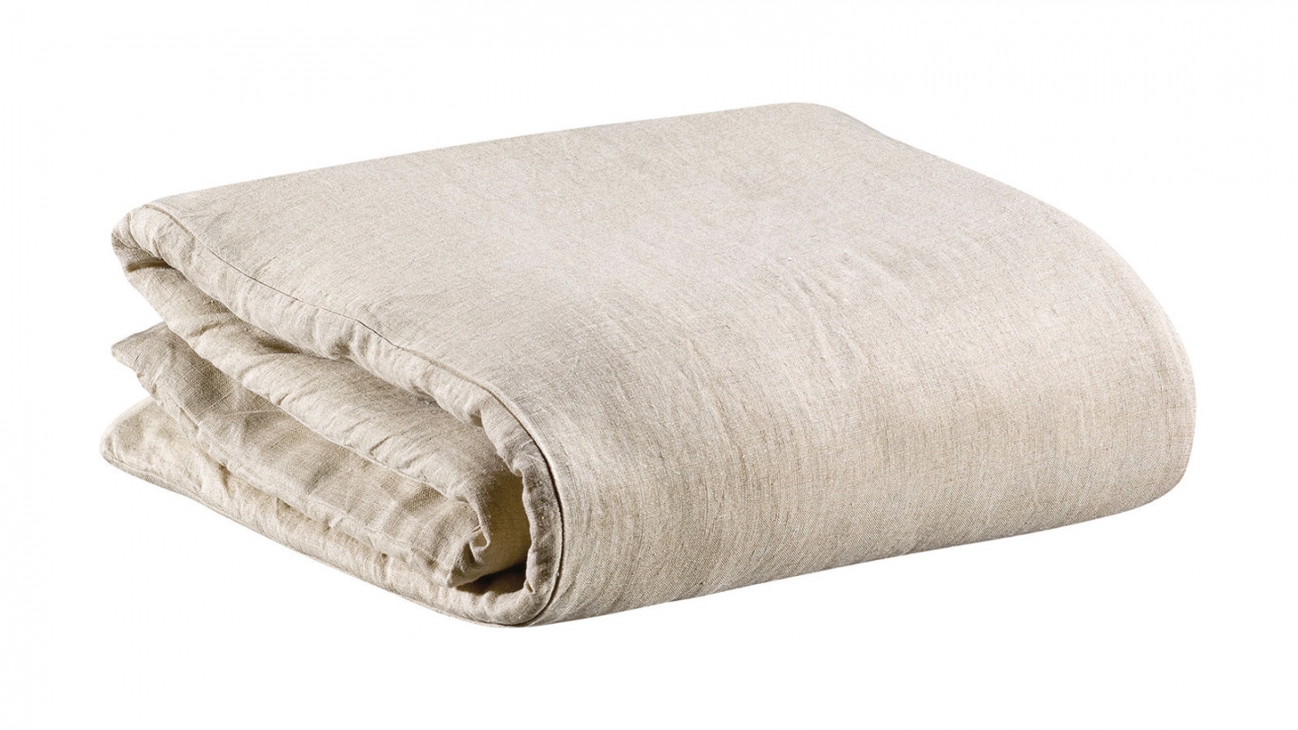 Housse de couette en lin Naturel 260 x 240 cm - Zeff Housse de couette en lin Naturel 260 x 240 cm - Zeff
