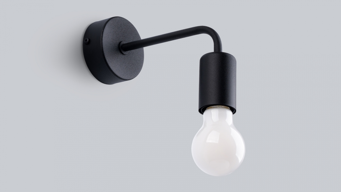 Applique en métal noir - Norah