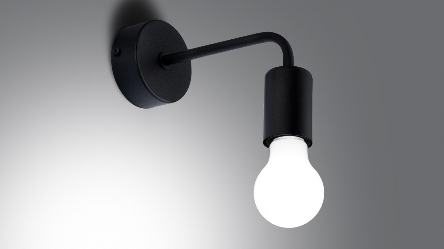 Applique en métal noir - Norah