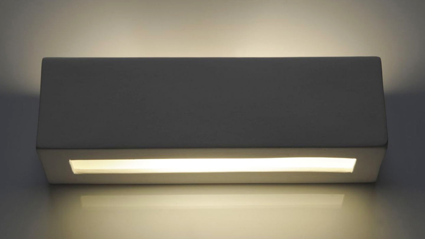 Applique en céramique blanche 32,5 cm - Vega Applique en céramique blanche 32,5 cm - Vega