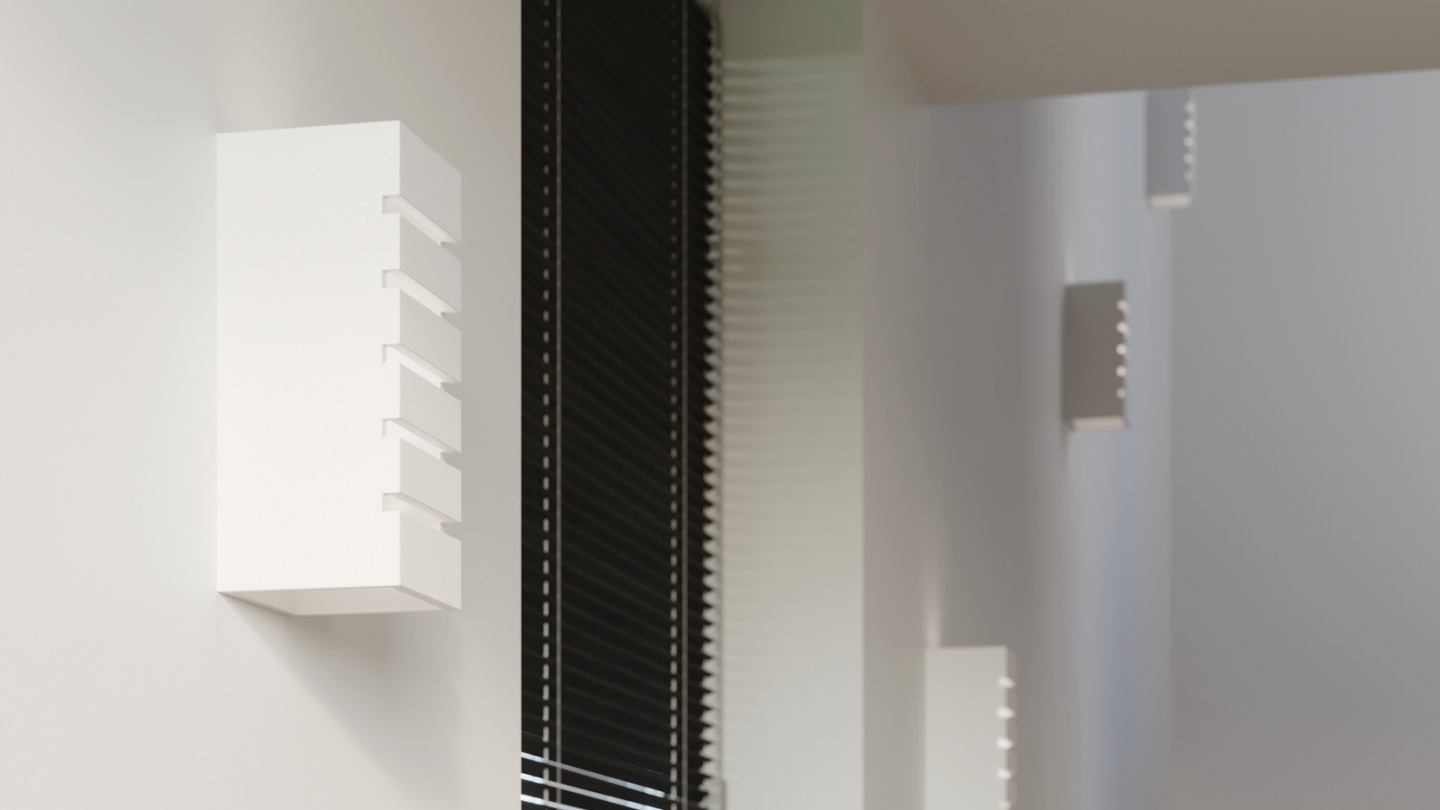 Applique en céramique blanche 26 cm - Samir Applique en céramique blanche 26 cm - Samir