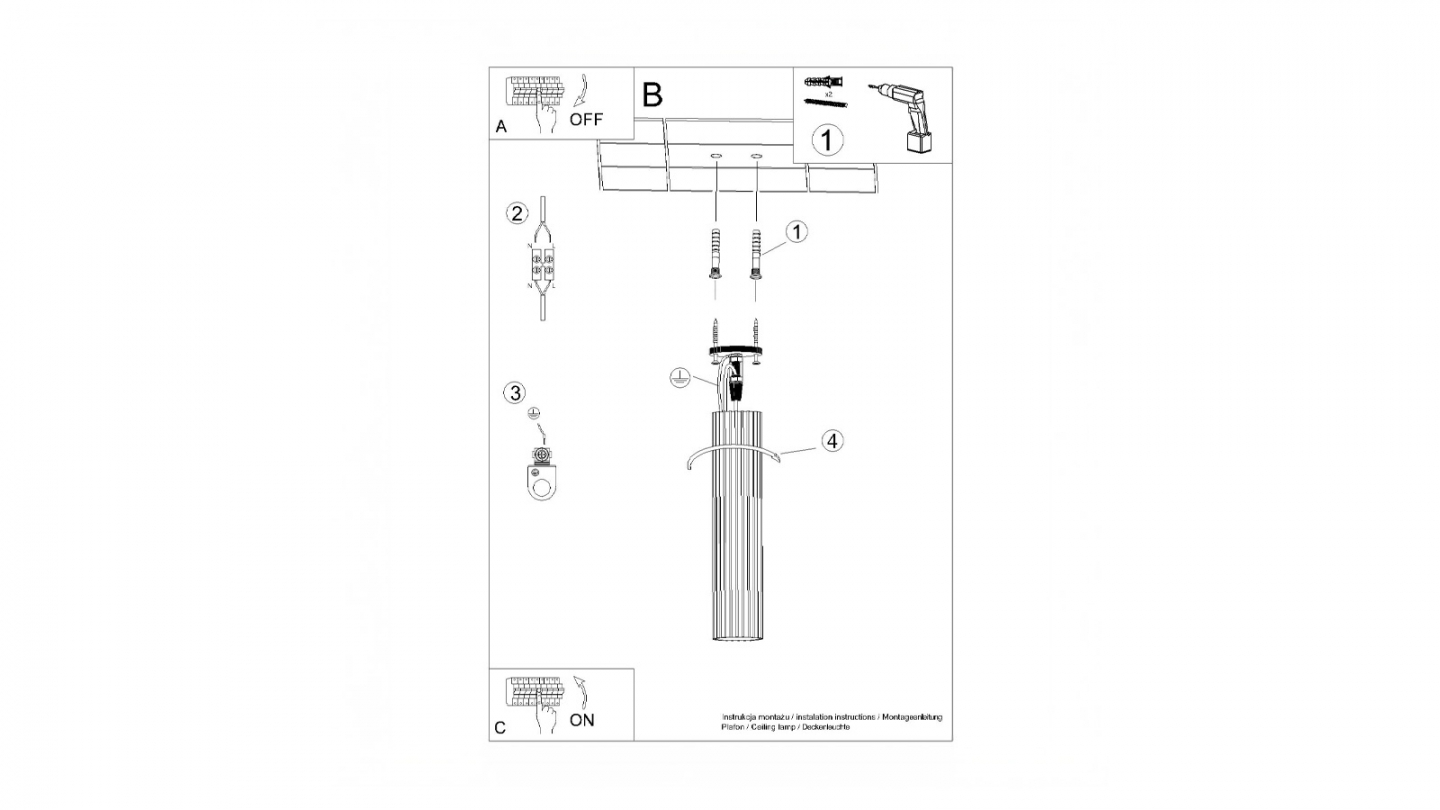 Plafonnier en aluminium cannelé 40 cm beige - Karbon Plafonnier en aluminium cannelé 40 cm beige - Karbon