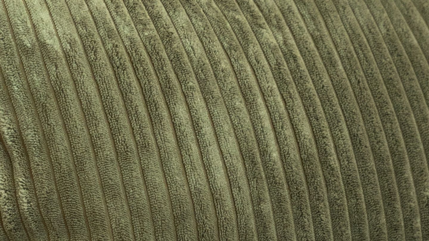 Module d'angle réversible en velours côtelé vert kaki- Modulo Module d'angle réversible en velours côtelé vert kaki- Modulo