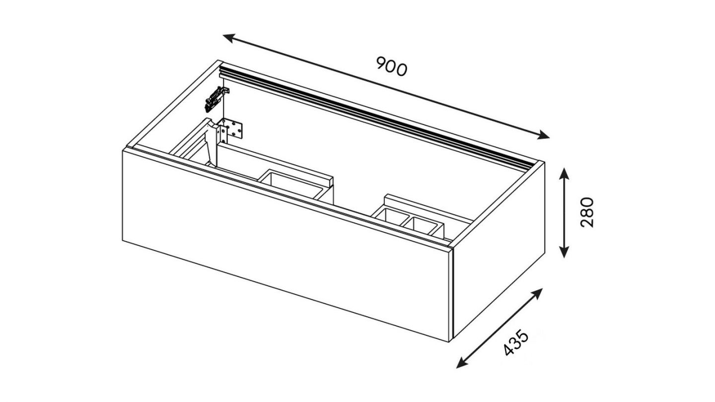 Meuble de salle de bain suspendu vasque intégrée 90cm 1 tiroir Chêne cannelé + miroir + colonne ouverture gauche - Venice Meuble de salle de bain suspendu vasque intégrée 90cm 1 tiroir Chêne cannelé + miroir + colonne ouverture gauche - Venice