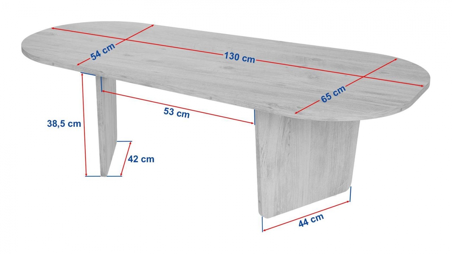 Table basse organique effet travertin 130 cm - Ceane Table basse organique effet travertin 130 cm - Ceane