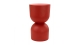 Bout de canapé en résine terracotta mat Ø24 cm - Ori